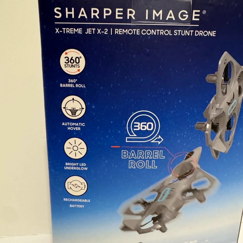 Sharper Image® X-Treme Jet X-2 High-Performance Remote Control Drone, 2.4 G